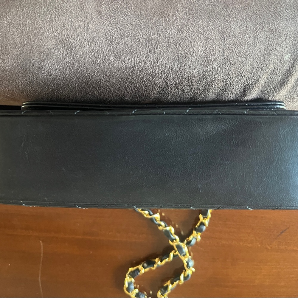 Chanel Mini Rectangular Flap Black Quilted Gold H… - image 3